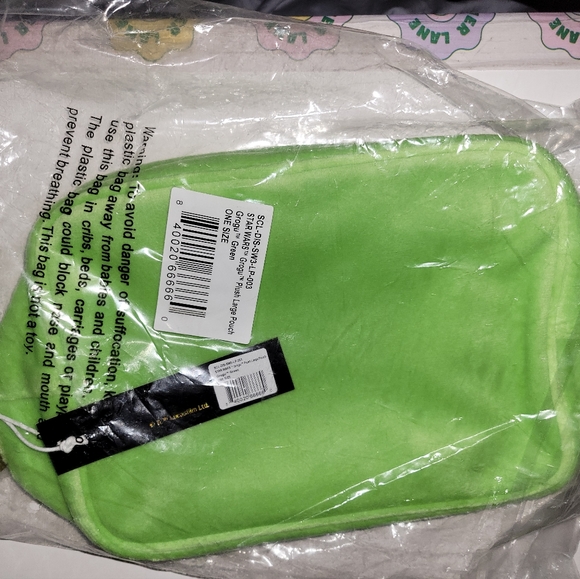 Stoney clover lane  STAR WARS  Grogu™ Plush Large Pouch   nwt - Picture 4 of 4